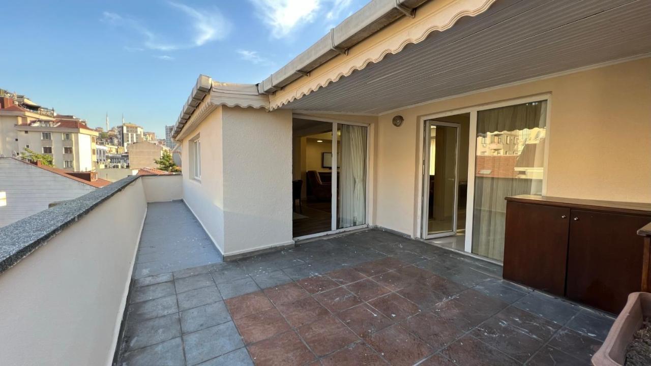 200 M2 Muhtesem Cati Kati, Roof Apartman Isztambul Kültér fotó